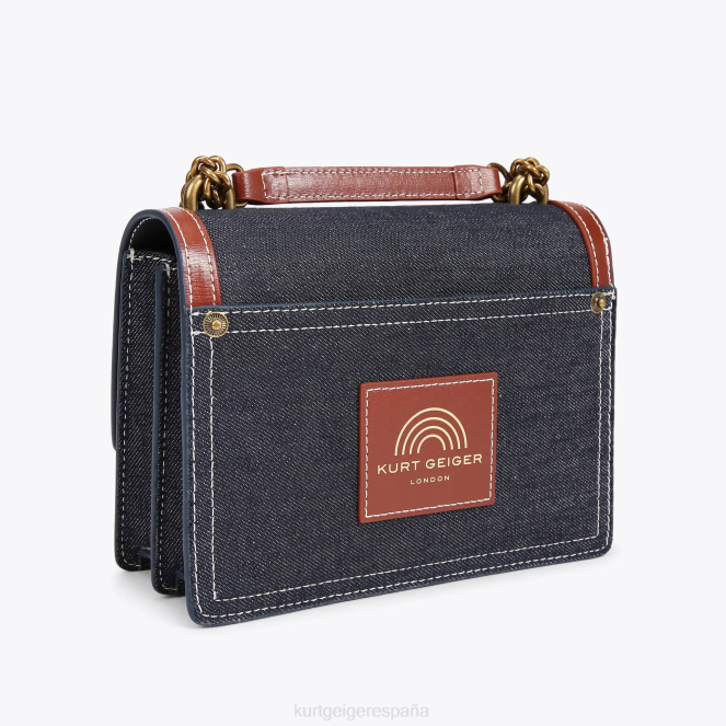 Kurt Geiger mujer bandolera londres shoreditch 2LPR121 | bolsas azul otro